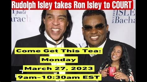 rudolph isley suing brother ron isley youtube