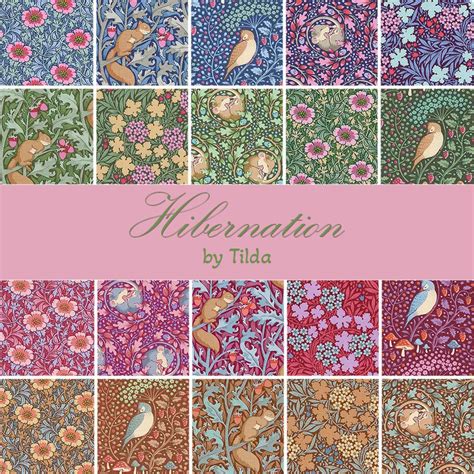 Tilda Fabrics ~ Hibernation Fat Quarter Bundle Hobby House Needleworks