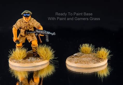 25mm Bolt Action Style Ready To Paint Bases 5pk