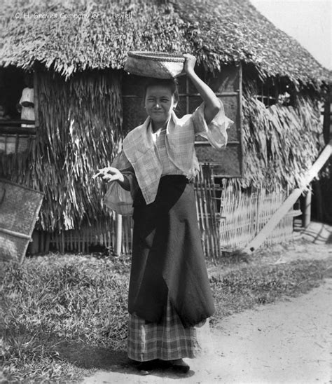 Filipino Lady Pandacan Manila Philippines Early 20th C Flickr
