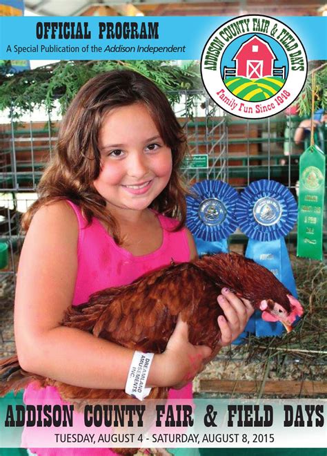 Addison County Fair And Field Days Official Program By Addisonpress Issuu