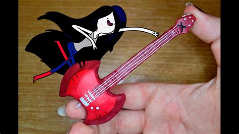 Adventure Time Marceline S Axe Bass Polymer Clay Tutorial Youtube