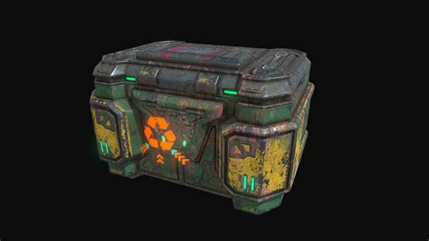 Cyberpunk Trashcan Environment Asset 3d Model By Alexandr33d Vympel