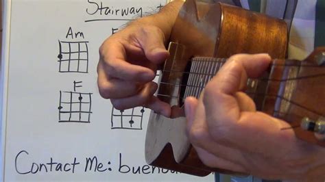 Learn to play the interlude. How to play Stairway to Heaven intro Ukulele Lessons - YouTube
