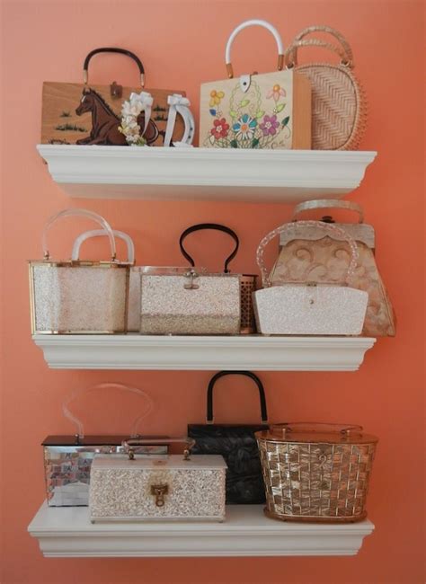Collection Of Vintage Purses Handbag Storage Purse Display Handbag
