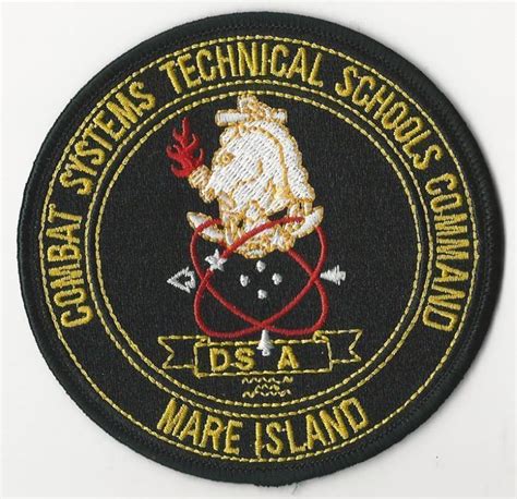 Us Navy Patch Combat Systems Technical Schools Command Mare Island