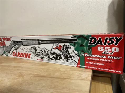 RED RYDER CARBINE Daisy 650 Shot A Christmas Wish BB Gun With Compass