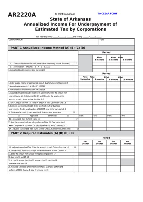 Annualized Income Method For Estimated Taxes