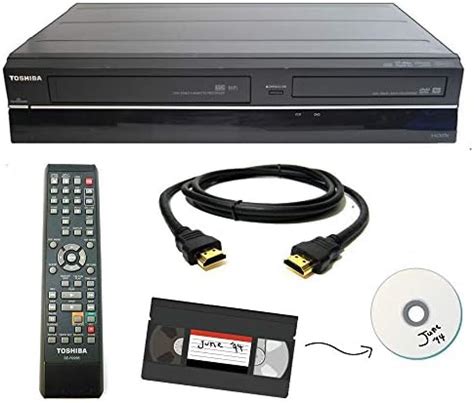 Toshiba VHS vers DVD enregistreur VCR Combo avec télécommande HDMI
