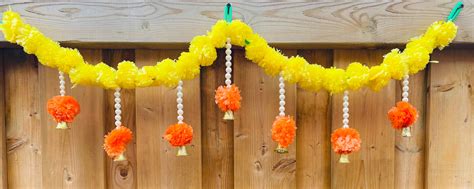 Artificial Marigold Toran 44 Inches Tr12 Diwali Decoration Etsy