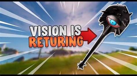 Vision Pickaxe Return Date In Fortnite Item Shop Vision Coming Back