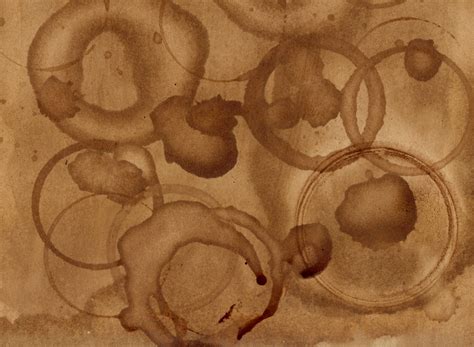 8 High Resolution Coffee Stain Background Textures 
