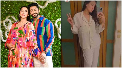 new mommy gauahar khan postpartum transformation pic loses 10 kgs weight in 10 days son zain