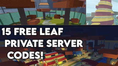How to access privat servers in shinobi life 2? 15 FREE Leaf Private Server CODES (Shinobi Life 2) - YouTube