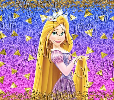 Rapunzel Tumbler Straight & Tapered PNG Sublimation Digital | Etsy