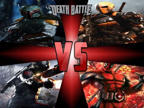 Boba Fett Vs Deathstroke Vs Snake Eyes Vs Deadpool By Fukata246 On