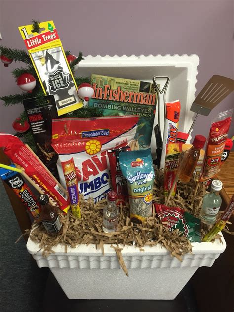 Father's day is june 16, 2019! Male gift basket. A great idea for the outdoorsman ...
