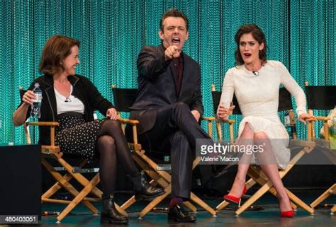 Michelle Ashford Michael Sheen And Lizzy Caplan Attend The Paley