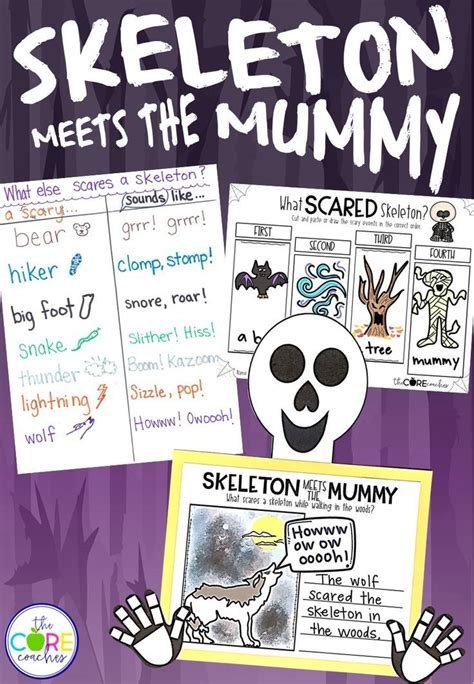 Skeleton Meets The Mummy Interactive Read Aloud Lesson Plans And