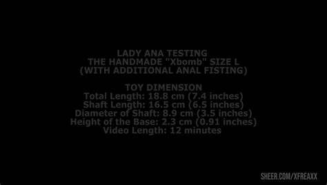Legalporno Testing The Handmade Xbomb Size L Ladyana0011 🎥 Legalporno Xfreaxx