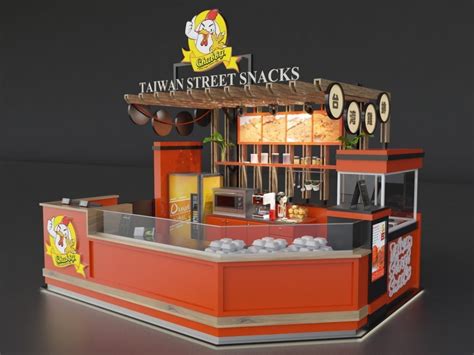 Street Snacks Kiosk Food Kiosk Design Custom Manufacturer