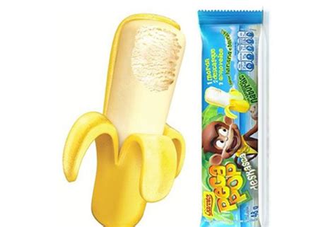 Banana Ice Cream Designed Like An Actual Banana With Edible Peel Food