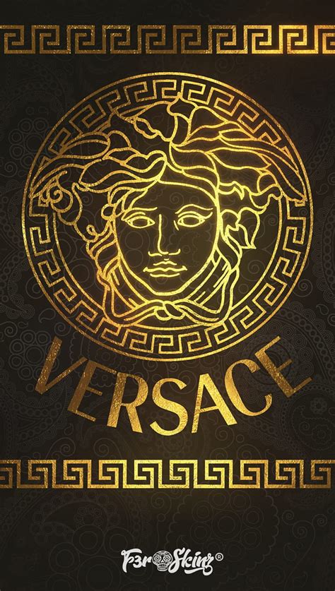 Versace 2 Gold Logo Logos Marcas Oro Versace Hd Phone Wallpaper