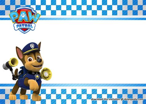 The paw patrol decals are made of high quality vinyl material that are safe for painted or unpainted surfaces. Free Printable Cute Paw Patrol Invitation Templates ...