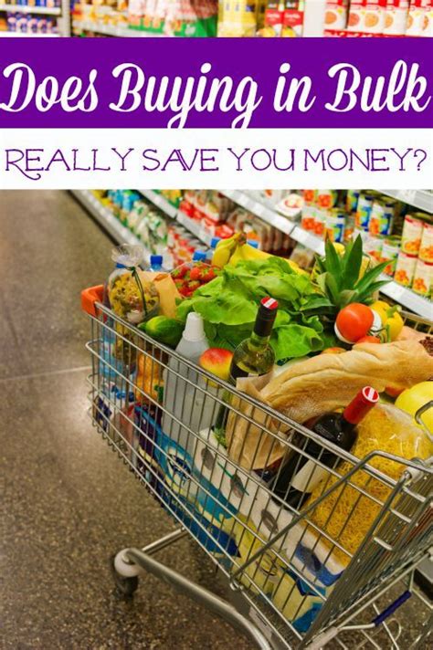Does Buying In Bulk Really Save You Money Frugal Tips Frugal Living