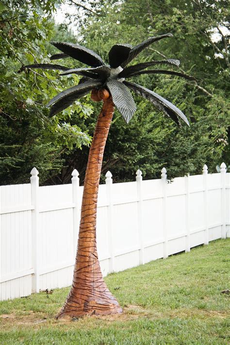 Palm Tree Carving Custom Sculpture And Sign Company