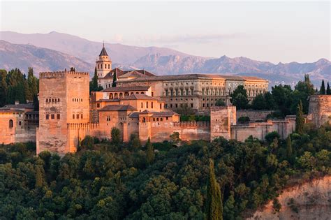 Filedawn Charles V Palace Alhambra Granada Andalusia Spain