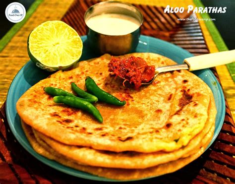 Food Over Ip Aloo Paratha Recipe With Step By Step Pictures