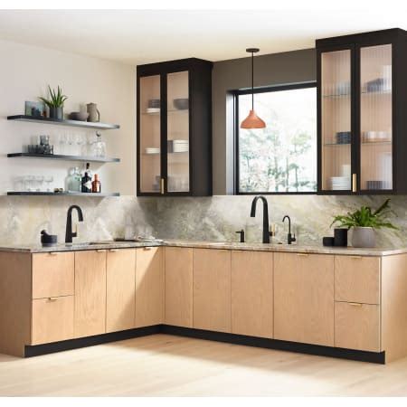 Black kitchen taps black taps copper kitchen putney bridge how to polish copper steel deck bridge design wine chiller sink taps. Moen S75005BL Matte Black Nio 1.5 GPM Deck Mounted Pull ...