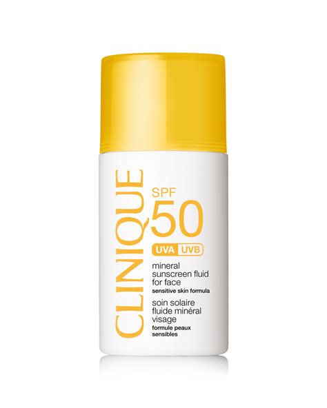 Spf50 Mineral Sunscreen Fluid For Face Clinique