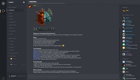Maybe you would like to learn more about one of these? Nosgoth Discord Server