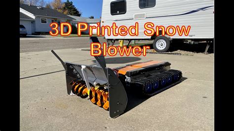 Spyker Kat 2x 3d Printed Snow Blower Youtube