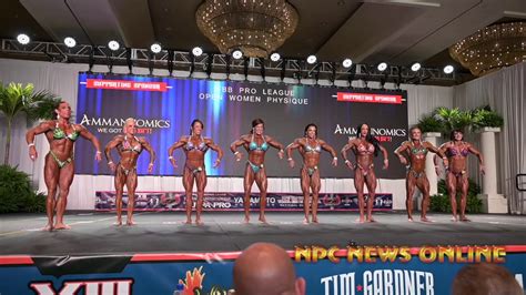 IFBB Pro League Tampa Pro Women S Physique Prejudging YouTube