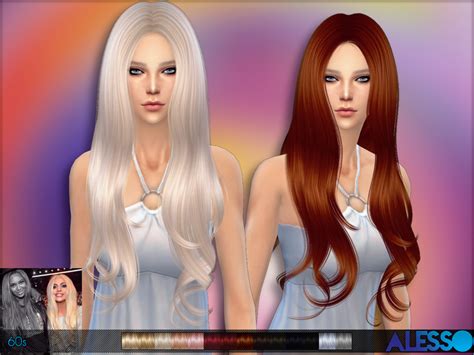 Sims 4 Hairs The Sims Resource 60s Hairstyle By Alesso