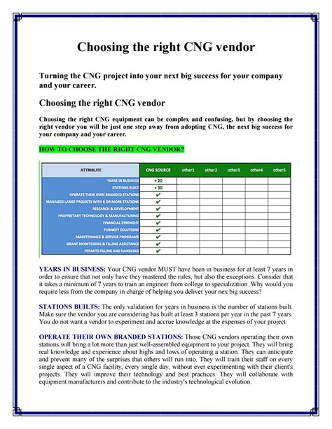 Choosing The Right Cng Vendor By Cngsource Issuu