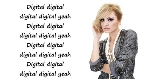 Alexandra Stan Digital Lyrics Youtube
