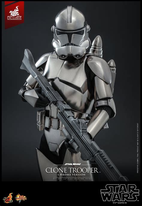 Hot Toys Debuts Exclusive Star Wars Chrome Clone Trooper Figure