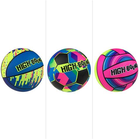 Hunter Leisure High Bounce Balls 23cm Assorted Big W