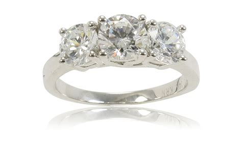 2 CTTW Certified Diamond Ring Groupon Goods