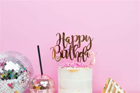 Rose Gold Birthday Cake Topper The Cake Boutique