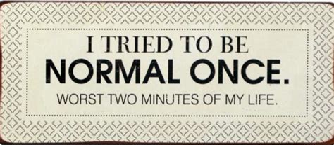I Tried To Be Normal Once Wall Sign Metal Athena Posters