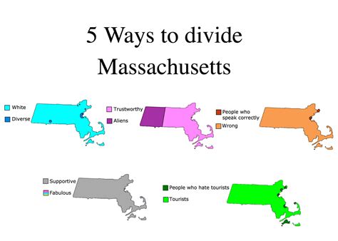 Ways To Divide Massachusetts More Stereotype Maps On The Web