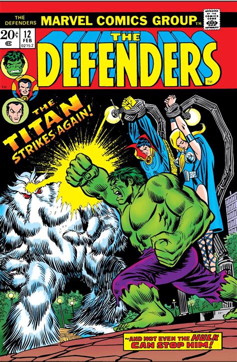 Defenders Vol 1 12 Marvel Database Fandom