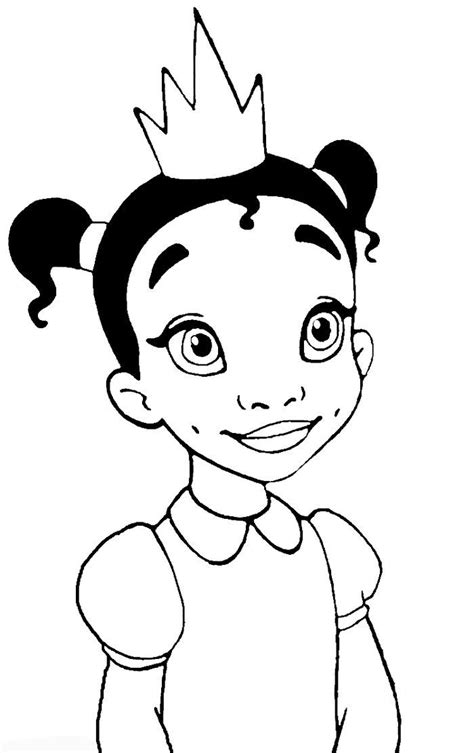 Princess And The Frog Coloring Pages For Girls