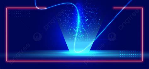 Neon Light Blue Background Design Neon Background Wallpaper Banner