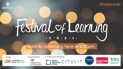 Festival Of Learning 2021 Award Ceremony Youtube